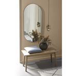 EFFE YAPI DEKOR Dekoratif Çerçevesiz 80x70 Cm Oval Ayna