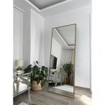 Effe Yapı Dekor Gold Metal Çerçeveli 180X70 cm Ayaklı Boy Aynası