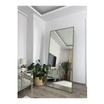 Effe Yapı Dekor Gold Metal Çerçeveli 180X80 cm Ayaklı Boy Aynası