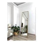 EFFE YAPI DEKOR Gold Metal Çerçeveli Ayaklı 180x50 Boy Aynası