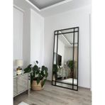 Effe Yapı Dekor Siyah Metal Çerçeveli 180 x 80 cm Dekoratif Ayna