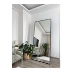 Effe Yapı Dekor Siyah Metal Çerçeveli 180X80 cm Ayaklı Boy Aynası