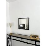 Effe Yapı Dekor Siyah Metal Çerçeveli 40X40 cm Kare Ayna