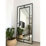 Effe Yapı Dekor Siyah Metal Çerçeveli Yıldız 180x80 Cm Dekoratif Ayna