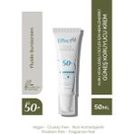 EffectHa Fluide Sunscreen Kuru veya Lekeli Ciltler İçin Nemlendirici Güneş Koruyucu Krem SPF50+ 50ml