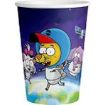 EffectPartyStore Kral Şakir Uzay Karton Bardak 8'li Renksiz