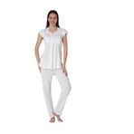 Effort EF2522-198IGP101319 Pamuklu Ekru Hamile Lohusa Pijama Takımı