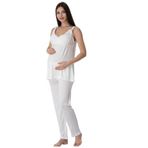 Effort Ekru Hamile Lohusa Emzirme Özellikli Askılı Pijama Takımı 9032, M, S9032EF-19804IGP27192882