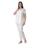 Effort Ekru Kadın Hamile Lohusa Fistolu Pijama Takımı 9022, M, Effortt 9022-19804IGP27192732