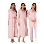 Effort Hamile Çarşı 2405 Pembe Lohusa Hamile 4'lü Set, L, TXB3C9AB9D1110-HCMEFT2405PL