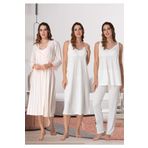 Effort Kadın Ekru Hamile Lohusa Sabahlıklı Gecelilk Pijama Takım 4'lü Set Effortt, S, Effortt9036-19804IGP2717396