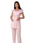 Effort Kadın Pembe Hamile Lohusa Pijama Takımı, S, EF6012EFRT-19804IGP267667