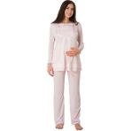 Effortt 2015 Pembe Renk Dantelli Lohusa Pijama Takımı