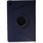 Efg Samsung Galaxy Tab A11 Plus SM-X230 X235 X236B Stand 360 Derece Döner Kapaklı Tablet Kılıf - Lacivert