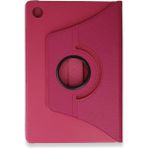 Efg Samsung Galaxy Tab A9 Plus 11'' SM-X210 X215 X216 X218B Stand 360 Derece Döner Kapaklı Tablet Kılıf - Pembe