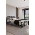 Efon Argimo Belinay Ferforje Metal Karyola Siyah 150X200