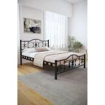 Efon Pero Ferforje Metal Karyola Siyah 150X200
