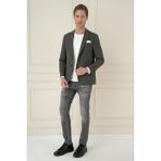 Efor Erkek C 692 Slim Fit Haki Spor Ceket - 54