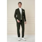 Efor Erkek C 694 Slim Fit Nefti Spor Ceket - Petrol Yeşili - 62