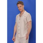 Efor Erkek G 1549 Slim Fit Bej Klasik Gömlek