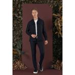 Efor Erkek G 1560 Slim Fit Lacivert Klasik Gömlek - 2XL