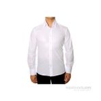 Efor Erkek G 565 Slim Fit Dik Yaka Pamuk Saten Uzun Kol Klasik Beyaz Gömlek - 2XL