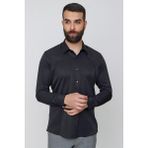 Efor Erkek GK 635 Siyah Klasik Gömlek - XS