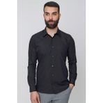 Efor Erkek GK 636 Siyah Klasik Gömlek - XS