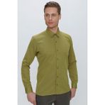 Efor Erkek GK 664 Slim Fit Hardal Klasik Gömlek