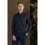 Efor Erkek GK 691 Slim Fit Lacivert Klasik Gömlek