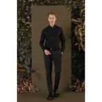 Efor Erkek GK 691 Slim Fit Siyah Klasik Gömlek - XS
