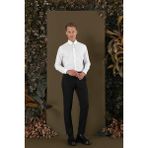 Efor Erkek GK 703 Slim Fit Beyaz Klasik Gömlek - 2XL
