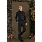 Efor Erkek GK 706 Slim Fit Siyah Klasik Gömlek - XS
