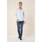 Efor Erkek Slim Fit %100 Pamuklu Non Iron Kumaş Kolay Ütülenebilir Klasik Mavi Gömlek Gk 735 - 3XL