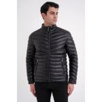 Efor Erkek Slim Fit Hakim Yaka Yan Cepli Kaz Tüyü Siyah Şişme Mont MT 176 - XL