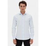 Efor Erkek Slim Fit Mavi Gömlek GK 2025 - 4XL