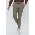 Efor Erkek Slim Fit Pamuklu Chino Haki Yeşil Pantolon P 1112
