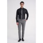 Efor Erkek Slim Fit Siyah Gömlek GK 752
