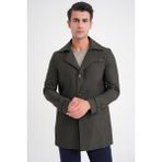 Efor Erkek Slim Fit Yeşil Kaban KA 093 - 3XL