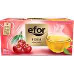 Efor Kiraz Saplı Form 20'li Bardak Poşet Çay