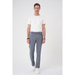 Efor P 1154 Comfort Fit Belden Kumaş Kemerli Pamuk Koyu Gri Jogger Pantolon