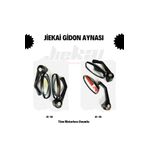EFORMOTOR Gidon Aynası Siyah Yan Ayna Tüm Motorlara Uyumlu G-01