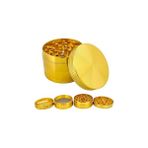 Efotech Grinder Parçalayıcı Metal Baharat Öğütücü Herb Spice 4 Katmanlı 40MM / 50MM / 63MM (Gold, 5