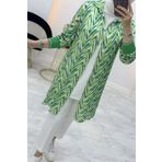 Efraze Yoryo Saten Tunik Yeşil
