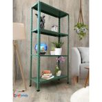 Efsaa 4 Katlı Dekoratif Yeşil Renkli Çelik Raf 31X75X150 cm