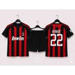 Efsane M.i.l.a.n Kaka Çocuk Forması - 11 - 12 Yaş - Kırmızı - Siyah