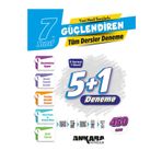 Efsane Yayınları 7.Sınıf Ankara Güçlendiren 5+1 Tüm Dersler Deneme / 5 Sarmal 1 Genel Deneme / 450 Soru