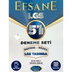 Efsane Yayınları 8. Sınıf LGS Sayısal Sözel Tamamı Video Çözümlü