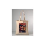Efsaneler Serisi Boks-2 Baskılı 35X40 cm Ham Bez Omuz Çantası - 35 x 40 cm - Ekru