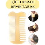 Efsoon Organics Koç Boynuzu Kemik Tarak Kullanışlı ve Taşıması Kolay El İşçiliği